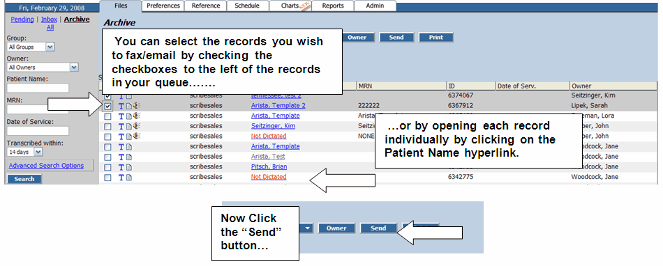 fax and email 1